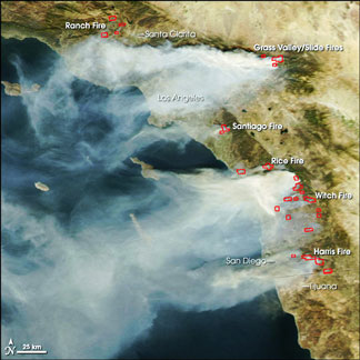 Пожары в Калифорнии, июнь 2008 года