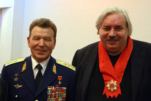 Nicolai Levashov and colonel-general Nicolai Antoshkin, 2008